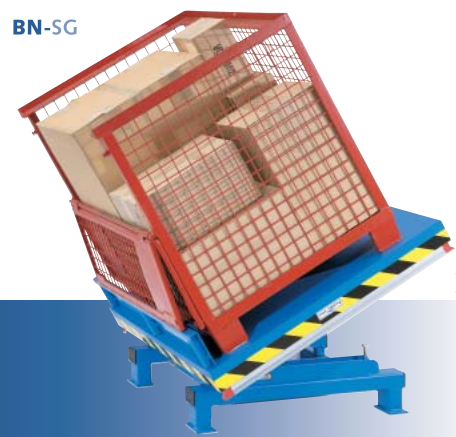 Устройство для опрокидывания контейнеров BN-SG наклон при 35 - 45 °