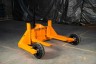 Тележка гидравлическая 1500 кг 800 мм XILIN HW для бездорожья (резиновые колеса)