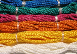 Верёвка из комплексного полипропилена кручёная цветная