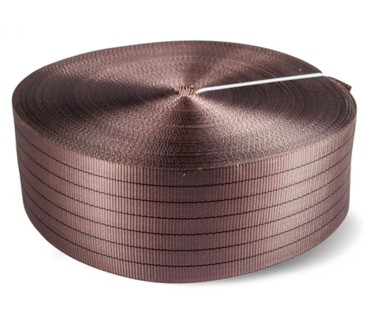 Лента текстильная TOR 7:1 180 мм 27000 кг (коричневый)  (Q)
